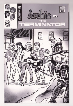 Archie vs the Terminator #1 Pencils Incentive Variant