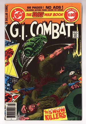 G.I. Combat Vol 1 214 VF+ (8.5) (1979)