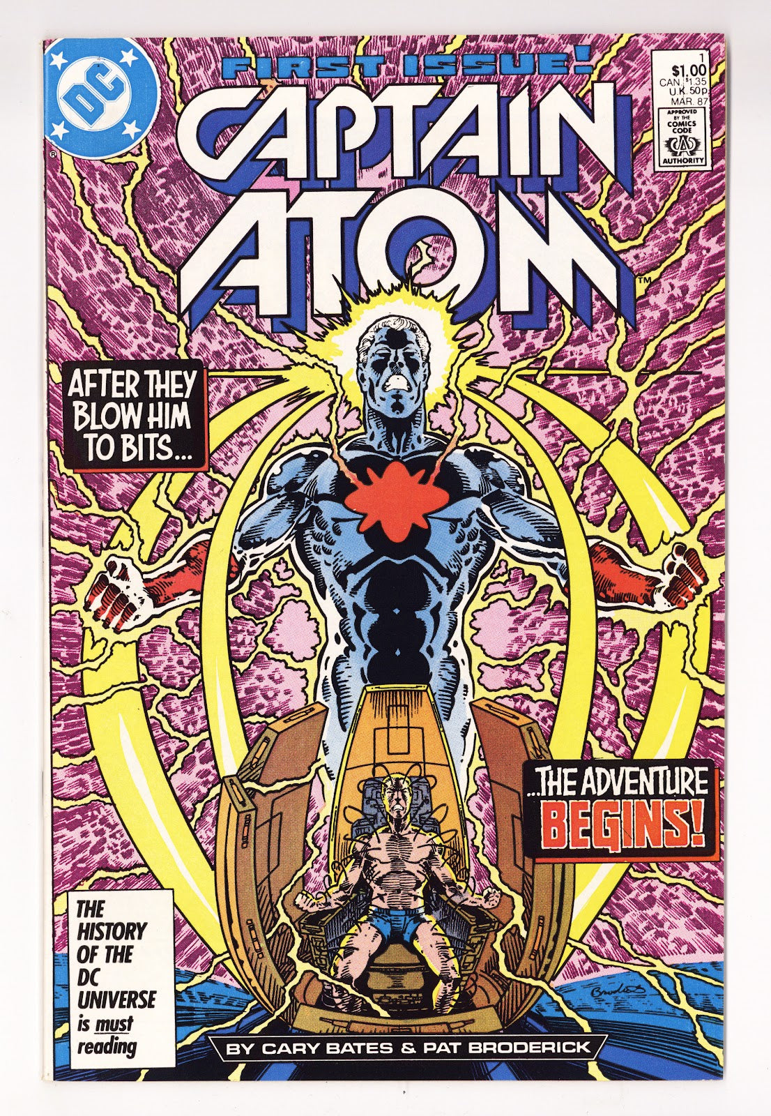 Captain Atom Vol 3 1  High Grade   (1987)     