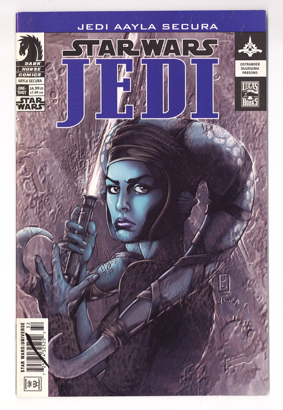 Star Wars: Jedi - Aayla Secura   [nn]  FN (6.0)   (2003)   Newsstand  
