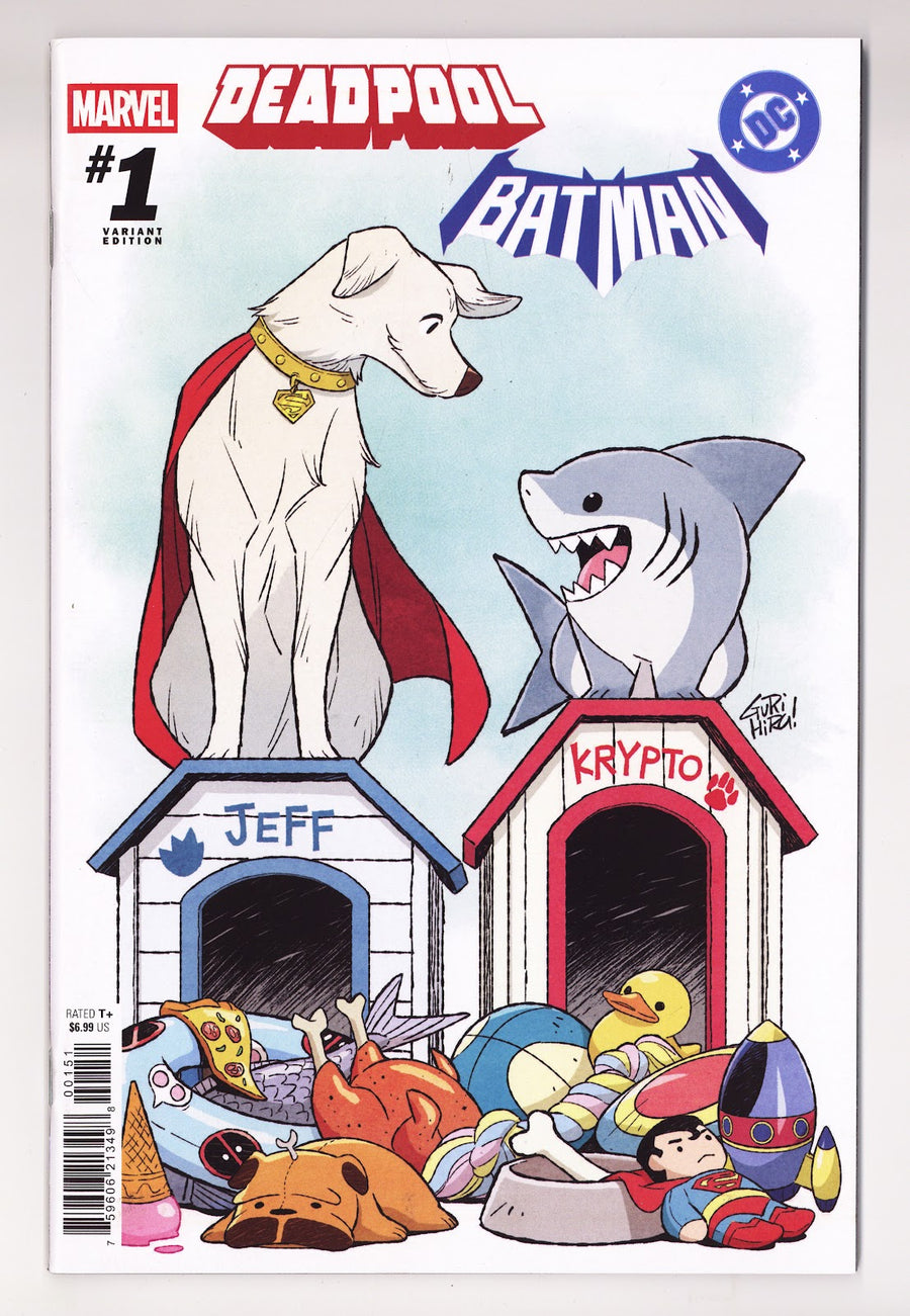 Marvel / DC: Deadpool / Batman 1 High Grade (2025) Gurihiru Jeff / Krypto Variant 