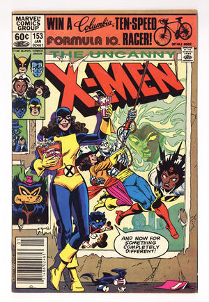 The Uncanny X-Men Vol 1 153  Mid Grade   (1982)   Newsstand