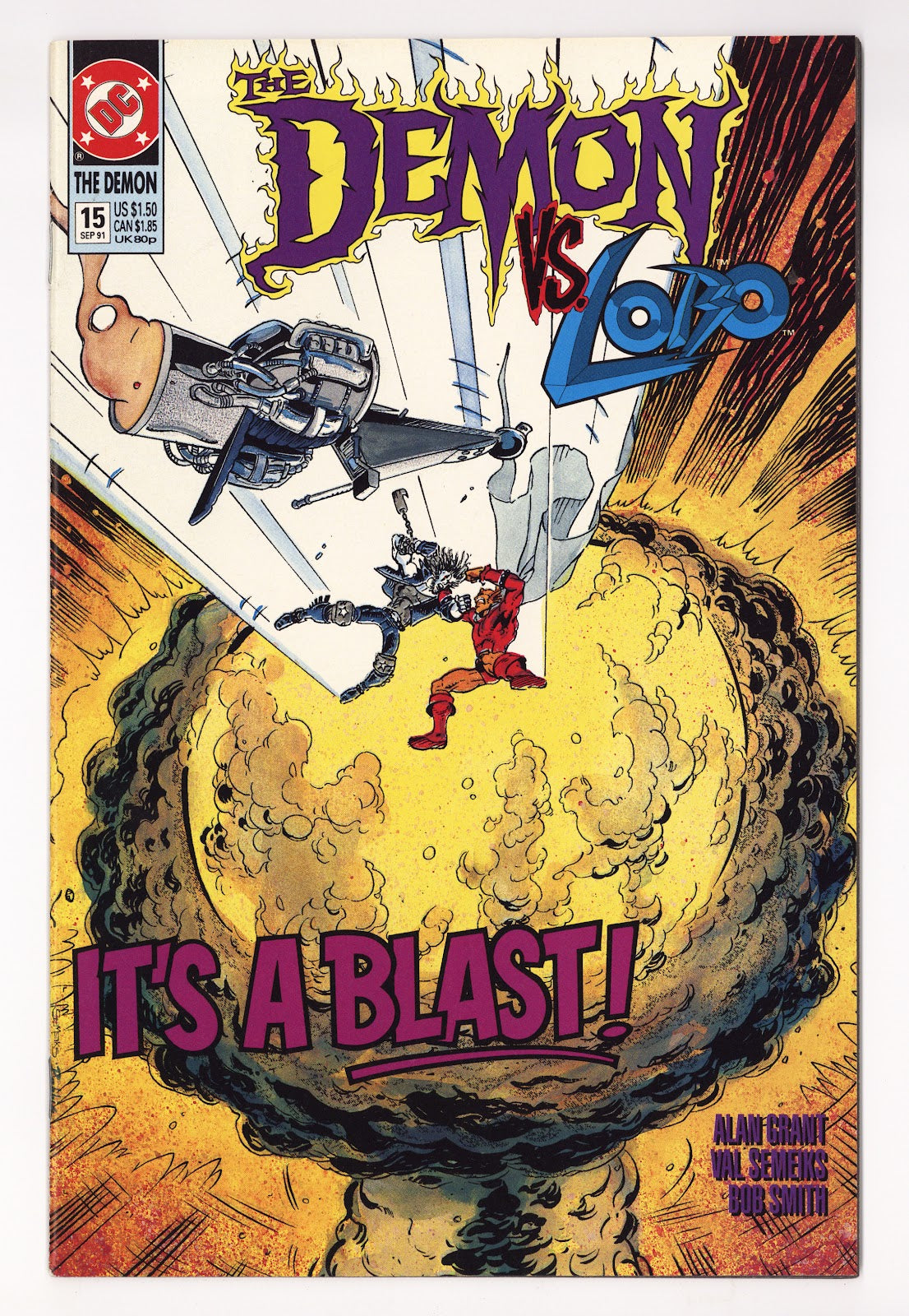 The Demon Vol 3 15  Mid Grade   (1991)     