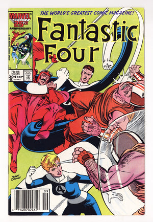 Fantastic Four Vol 1 294 Mid Grade (1986) Newsstand