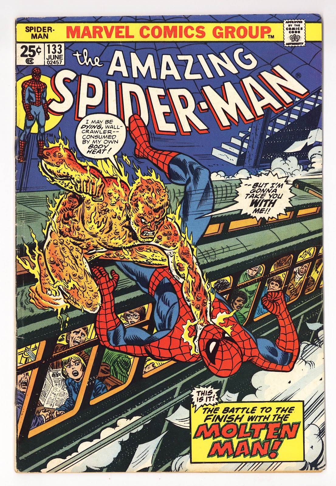 The Amazing Spider-Man Vol 1 133 VG/FN (5.0) (1974)  