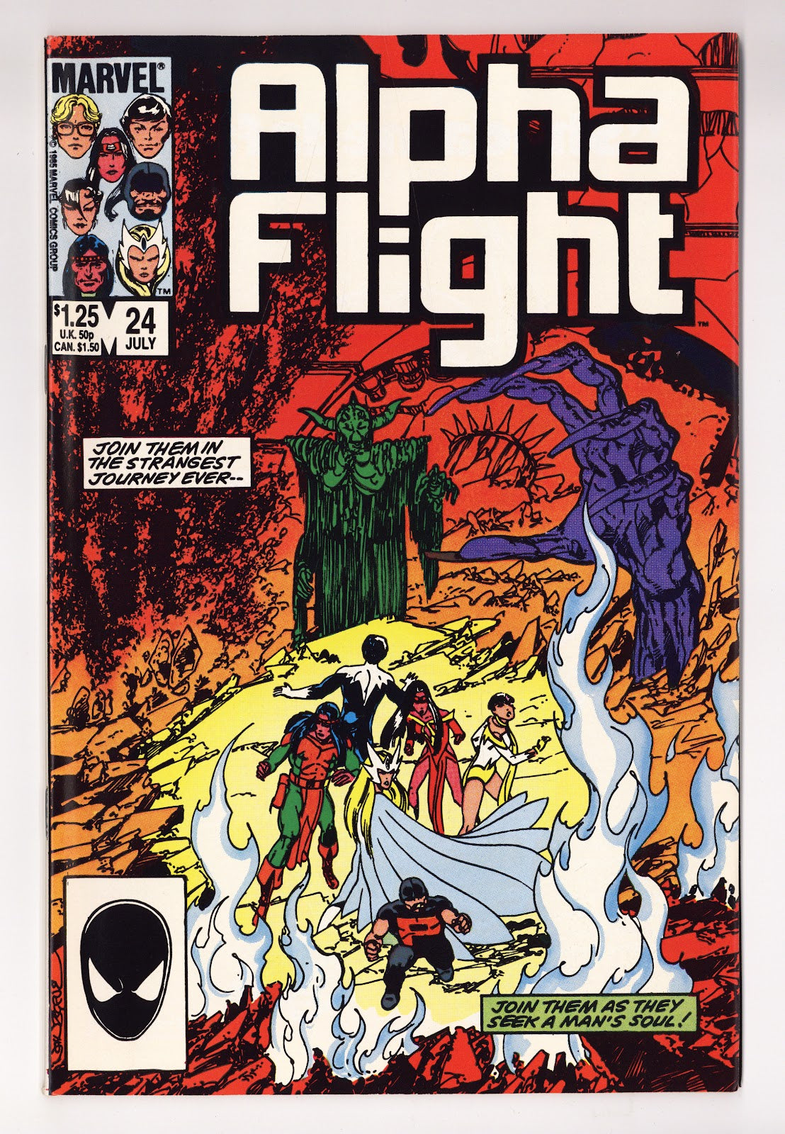 Alpha Flight Vol 1 24 High Grade (1985) Direct 