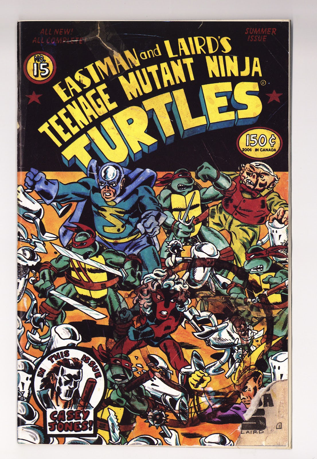 Teenage Mutant Ninja Turtles Vol 1 15  FN/VF (7.0)   (1988)     