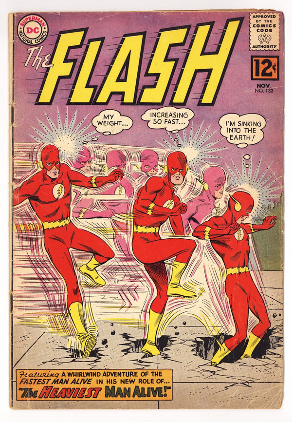 The Flash Vol 1 132  VG- (3.5)   (1962)