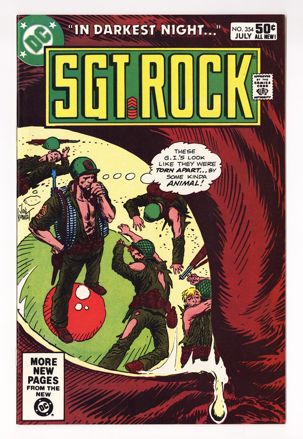 Sgt. Rock Vol 1 354 NM- (9.2) (1981)