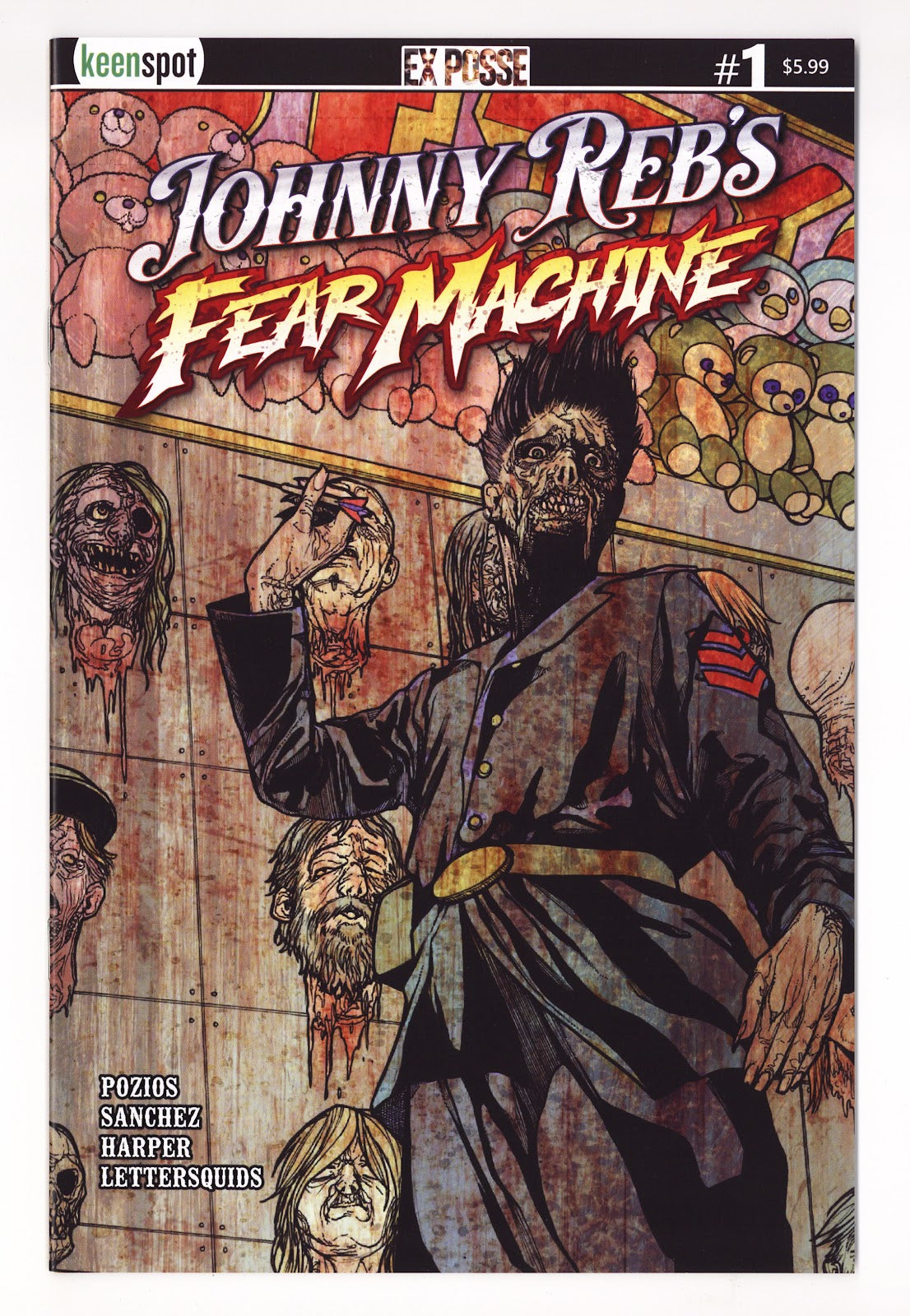 Johnny Rebs Fear Machine #1 (2026) Sanchez Variant