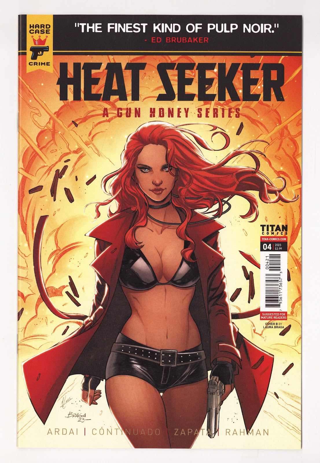 Heat Seeker: A Gun Honey Series   4  High Grade   (2023) Braga   Variant  