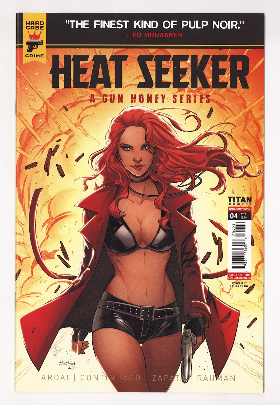 Heat Seeker: A Gun Honey Series   4  High Grade   (2023) Braga   Variant  