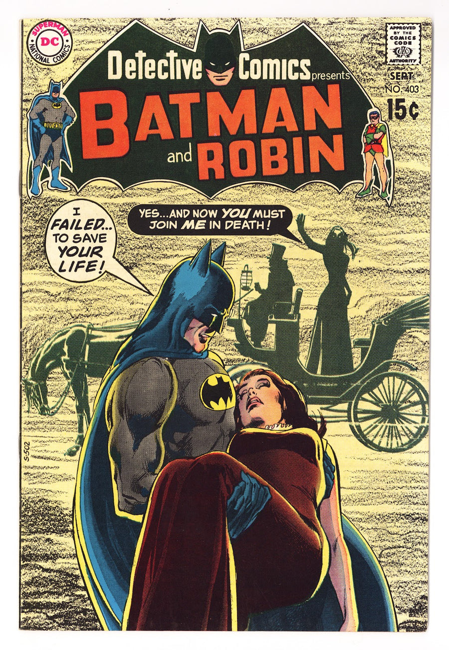 Detective Comics Vol 1 403  VF (8.0)   (1970)     