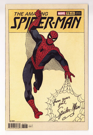 Amazing Spider-Man Vol 5 75 (876) NM- (9.2) (2021) Ditko Incentive Variant