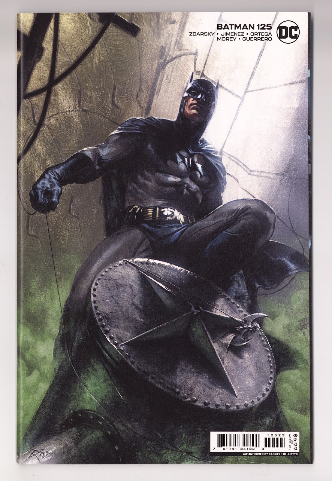Batman Vol 3 125 High Grade (2022) Dell'Otto Variant 
