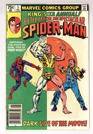 The Spectacular Spider-Man Annual Vol 1 3  Low Grade   (1981)   Newsstand