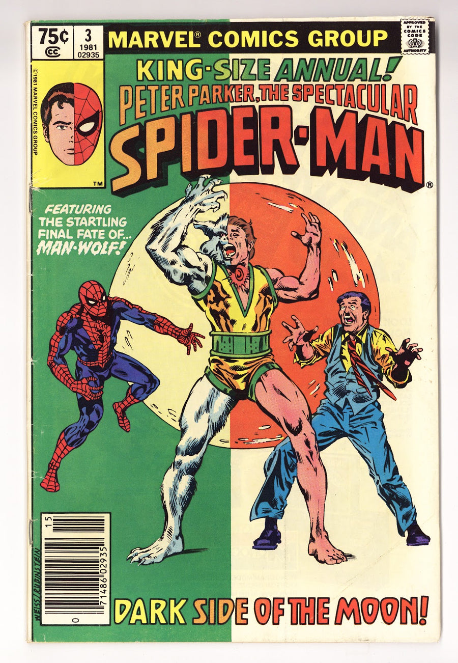 The Spectacular Spider-Man Annual Vol 1 3  Low Grade   (1981)   Newsstand