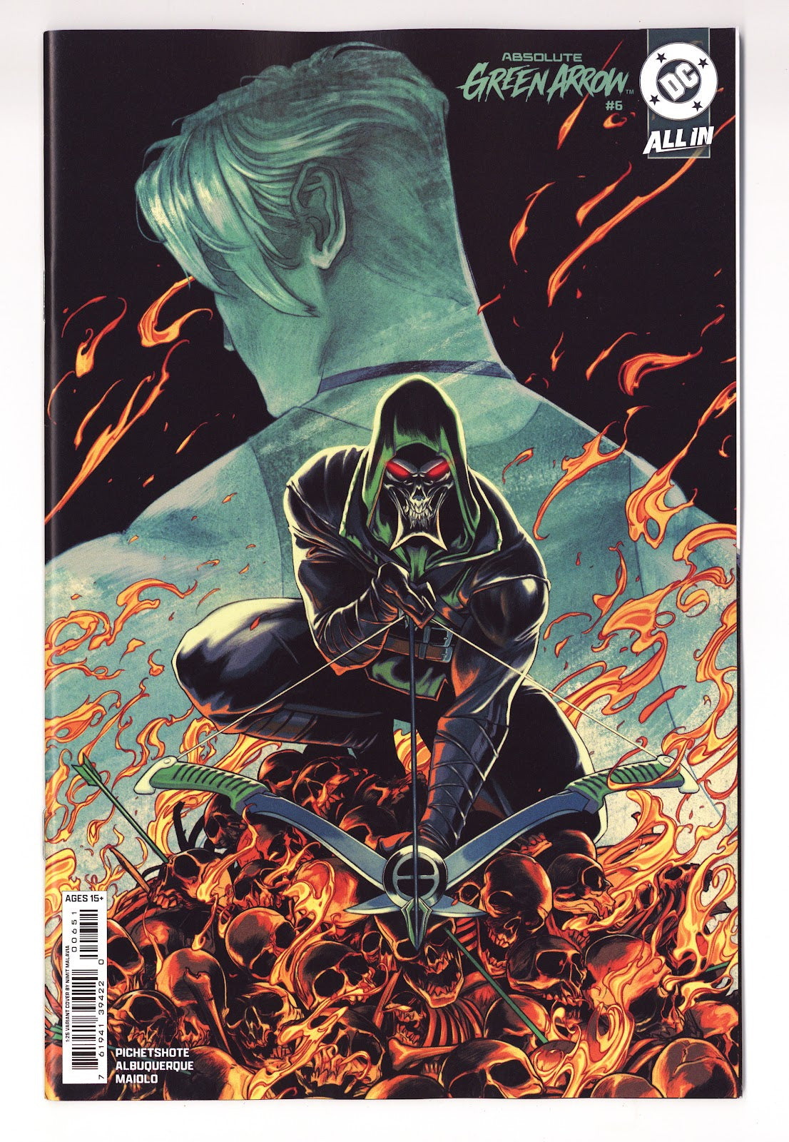 Absolute Green Arrow #6 NM- (9.2) (2026) Malavia Incentive Variant