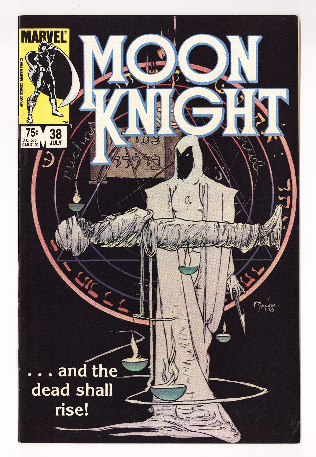 Moon Knight Vol 1 38 Mid Grade (1984) 