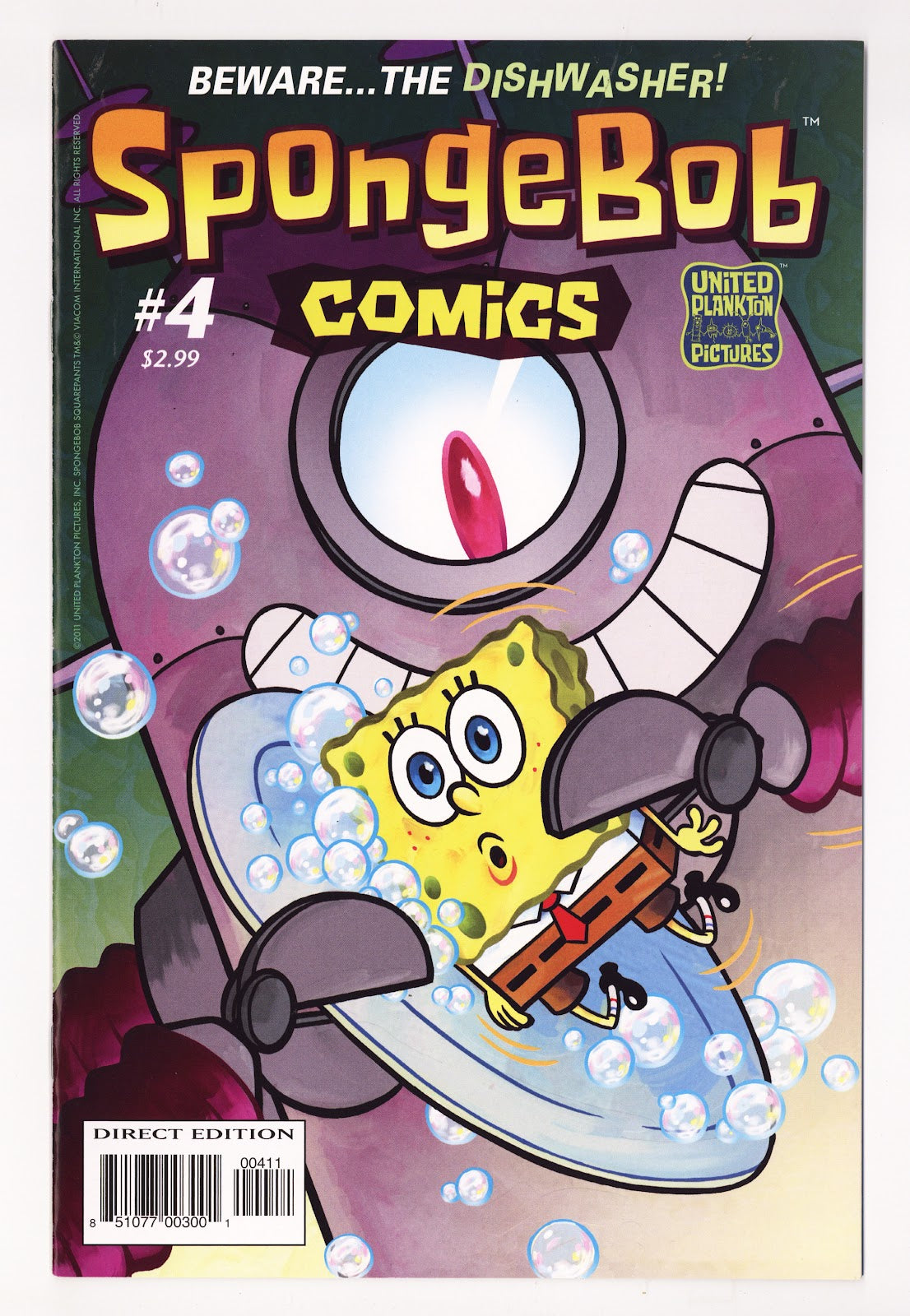 SpongeBob Comics   4  VF+ (8.5)   (2011)     