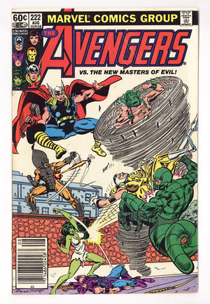 The Avengers Vol 1 222 Mid Grade (1982) Newsstand
