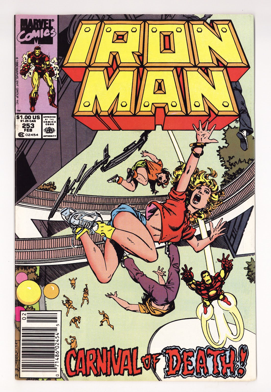 Iron Man Vol 1 253  High Grade   (1990)   Newsstand