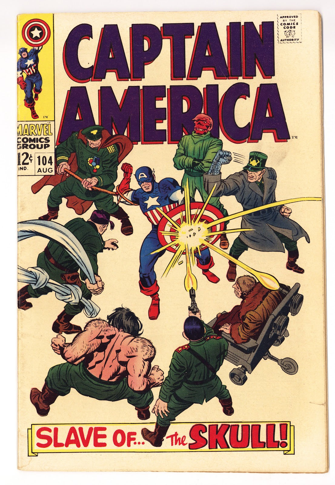 Captain America Vol 1 104  VG/FN (5.0)   (1968)