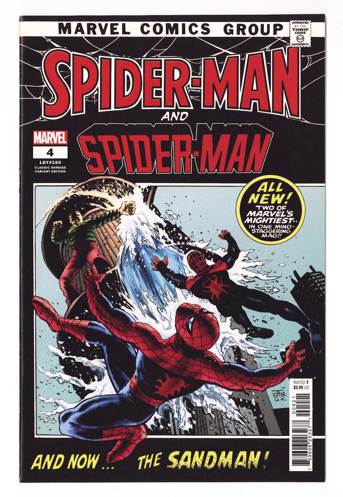 Spider-Man Vol 4 4 (160) High Grade (2023) Cassaday Homage Variant 