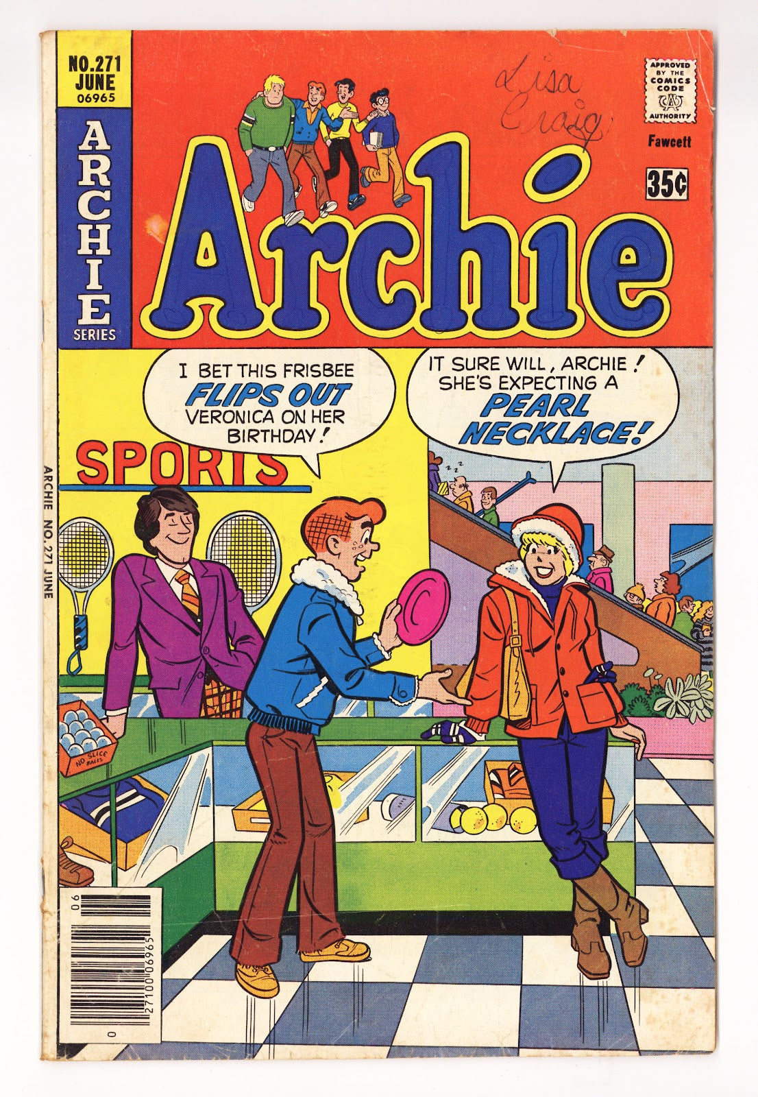 Archie Vol 1 271  GD/VG (3.0)   (1978)