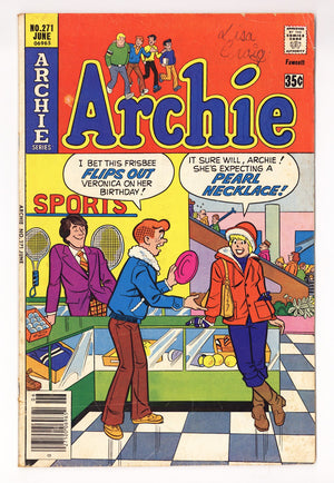 Archie Vol 1 271  GD/VG (3.0)   (1978)