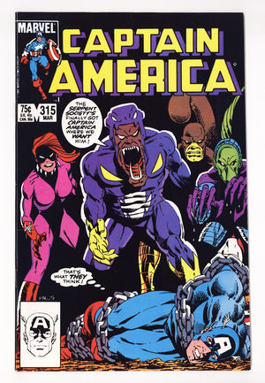 Captain America Vol 1 315 High Grade (1986)