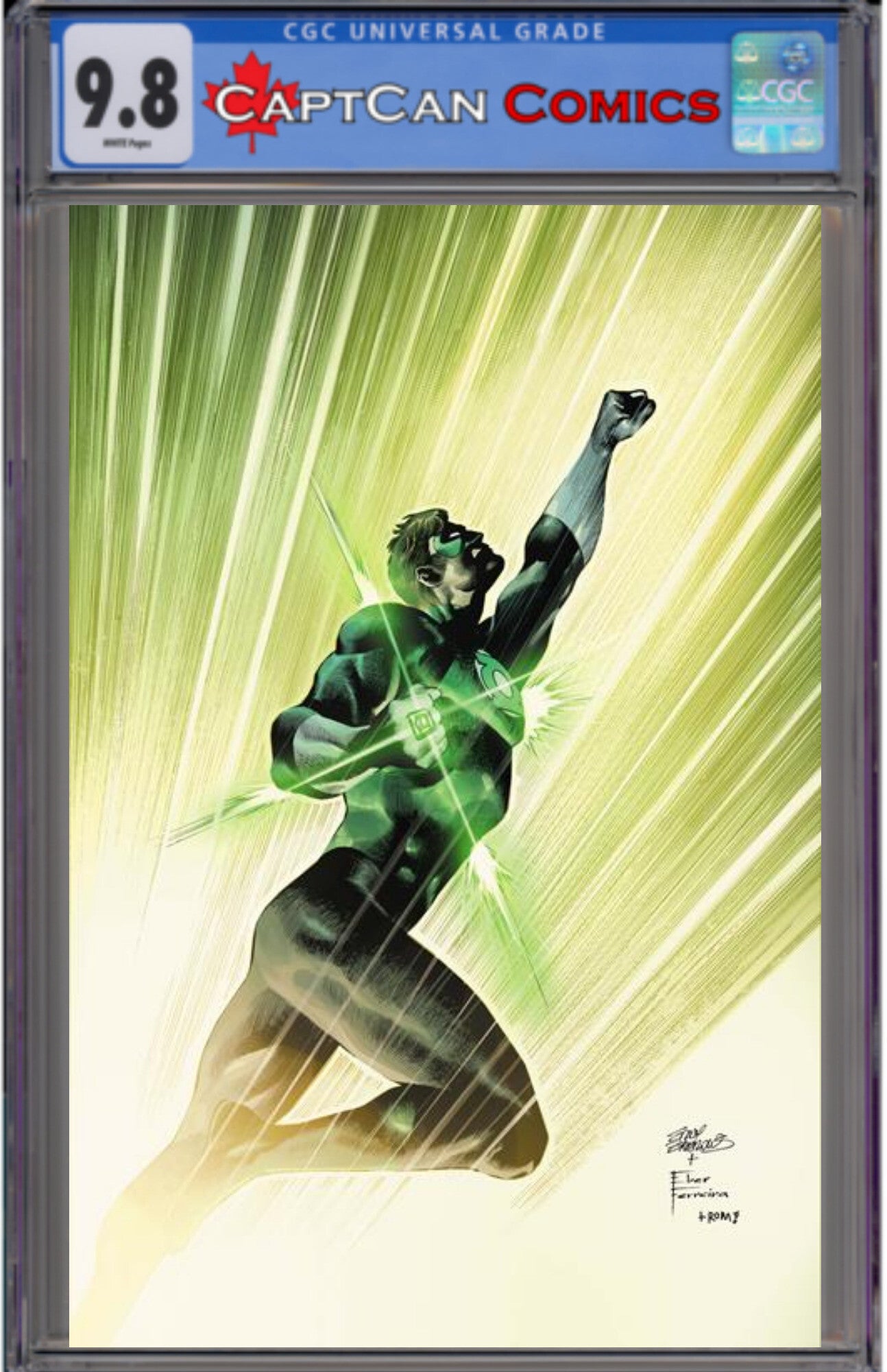 GREEN LANTERN #31 CVR C EDDY BARROWS & EBER FERREIRA CARD STOCK VAR