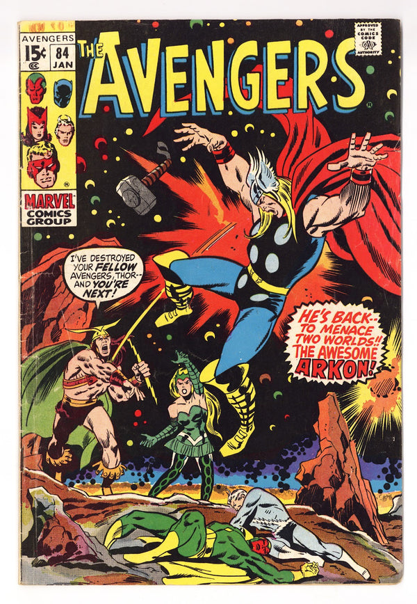 The Avengers Vol 1 84 VG (4.0) (1971)