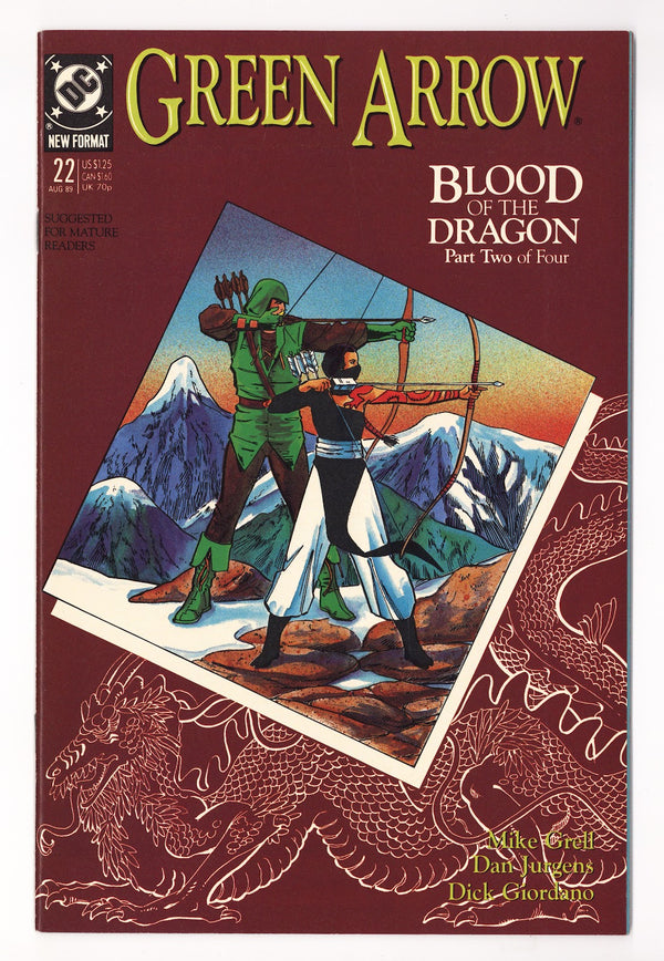 Green Arrow Vol 2 23 High Grade (1989)