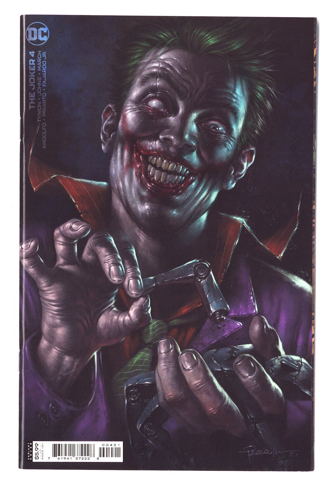 The Joker Vol 2 4 High Grade (2021) Parrillo Variant 
