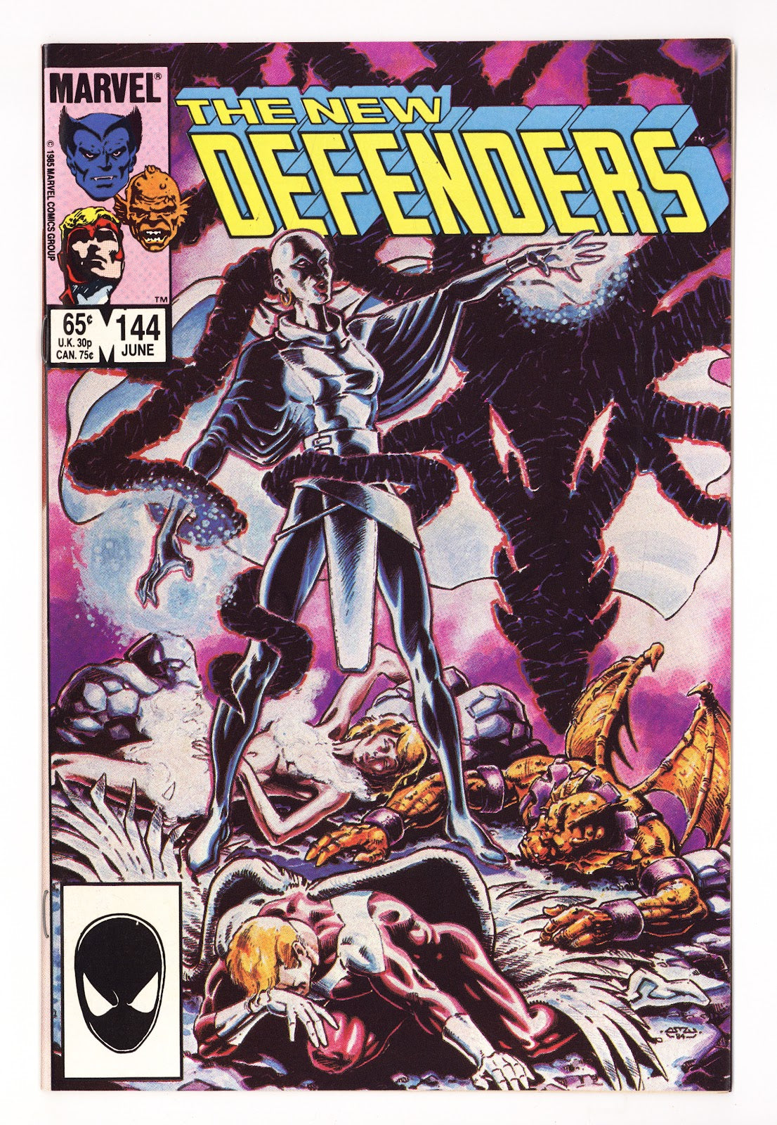The Defenders Vol 1 144  High Grade   (1985)   Direct  
