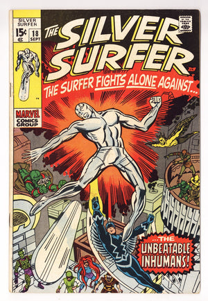 The Silver Surfer Vol 1 18 VG+ (4.5) (1970)