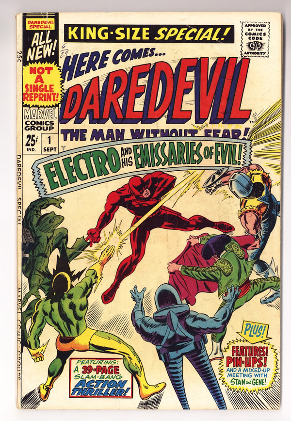Daredevil Annual Vol 1 1 VG+ (4.5) (1967)