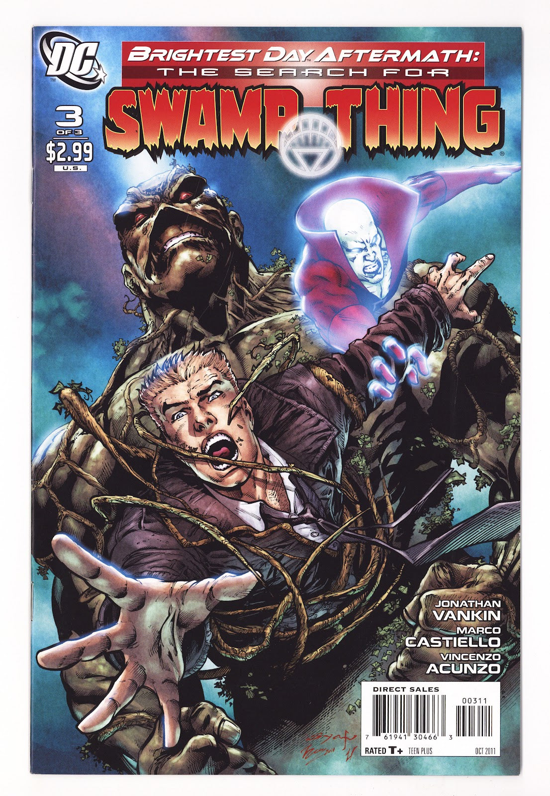Brightest Day Aftermath: The Search for Swamp Thing   3  High Grade   (2011)     