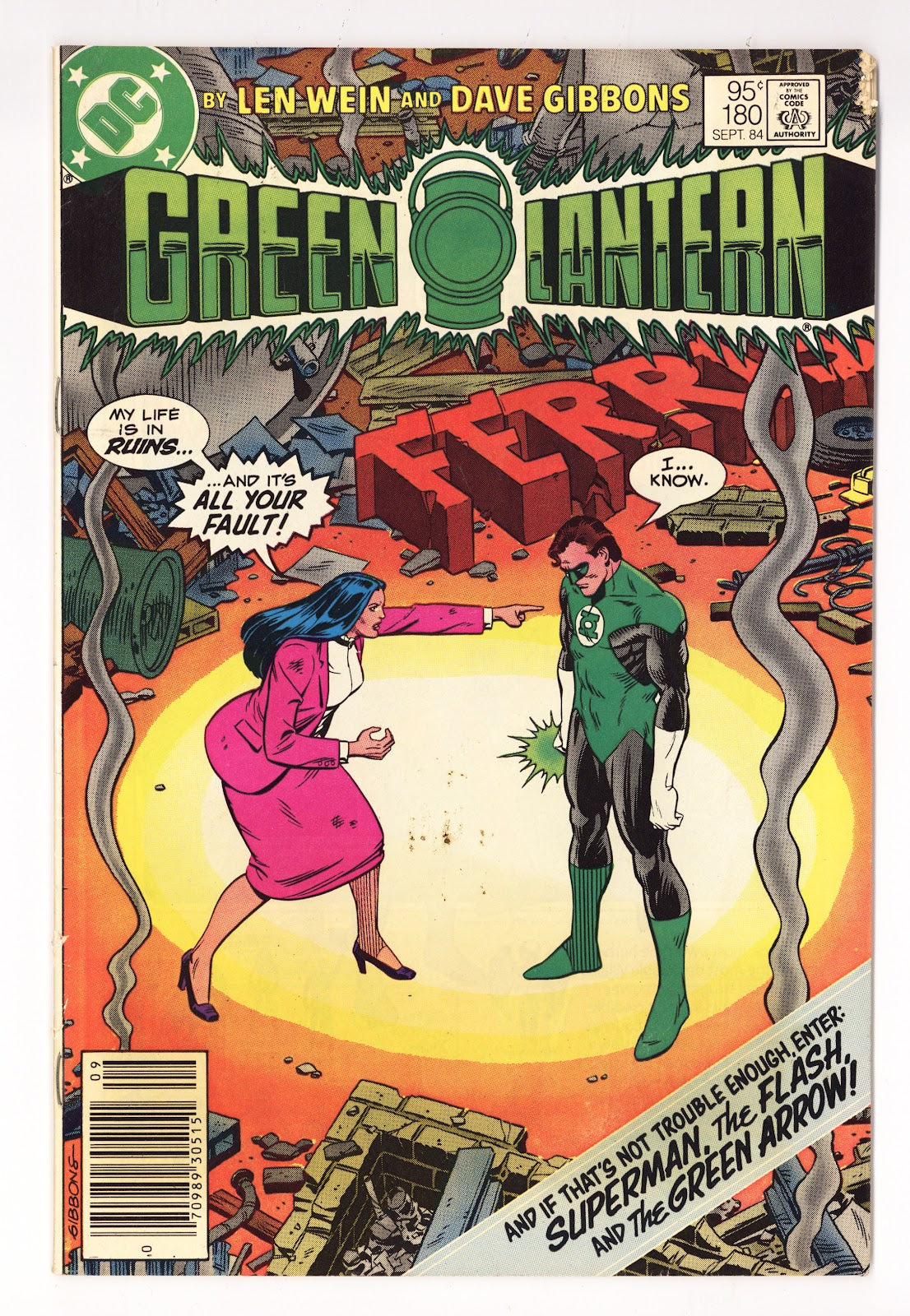 Green Lantern Vol 2 180  Low Grade   (1984)   Canadian Price Variant  