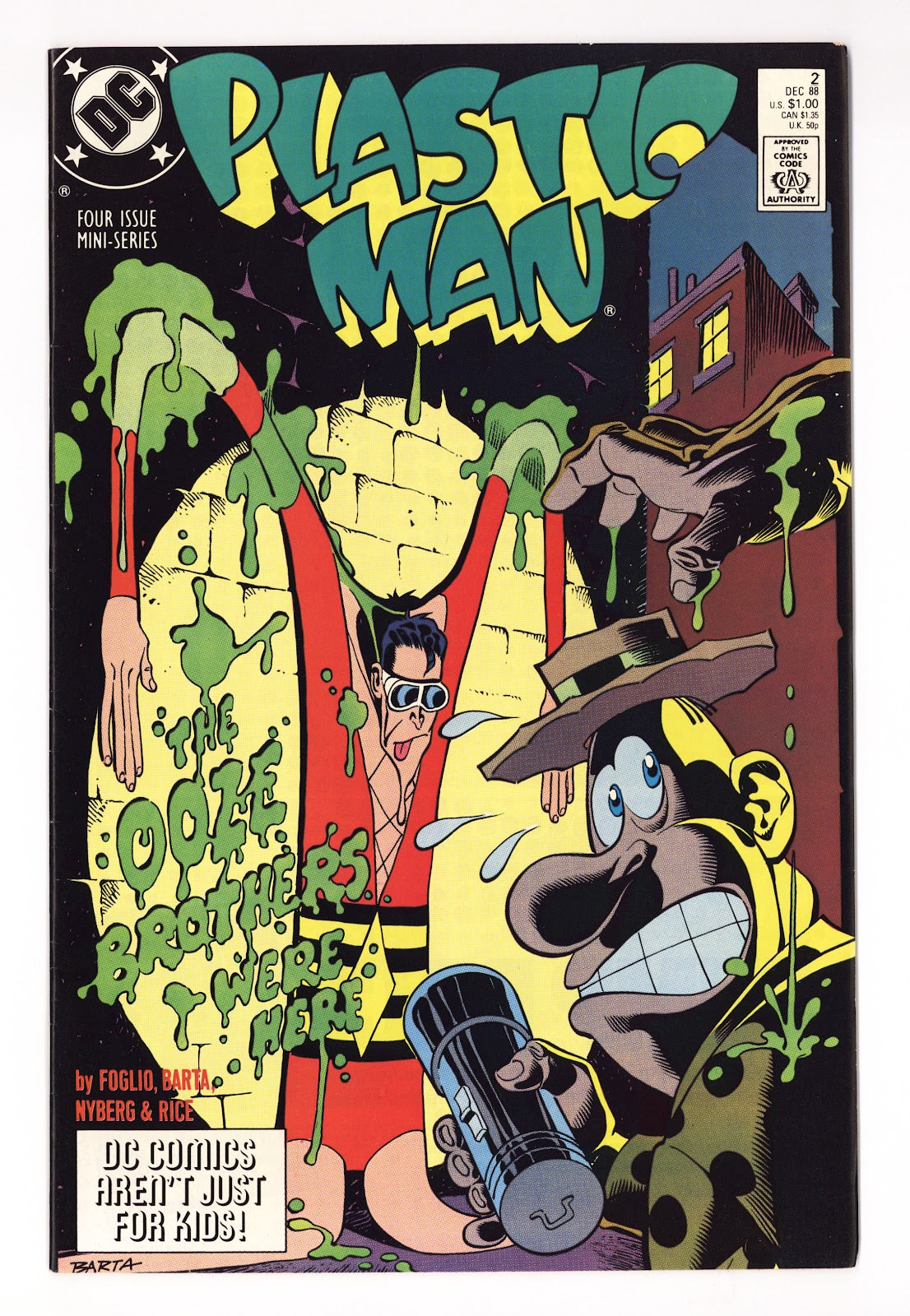 Plastic Man Vol 2 2  Mid Grade   (1988)     