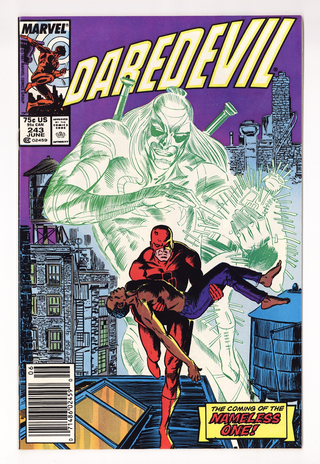 Daredevil Vol 1 243  Mid Grade   (1987)   Newsstand