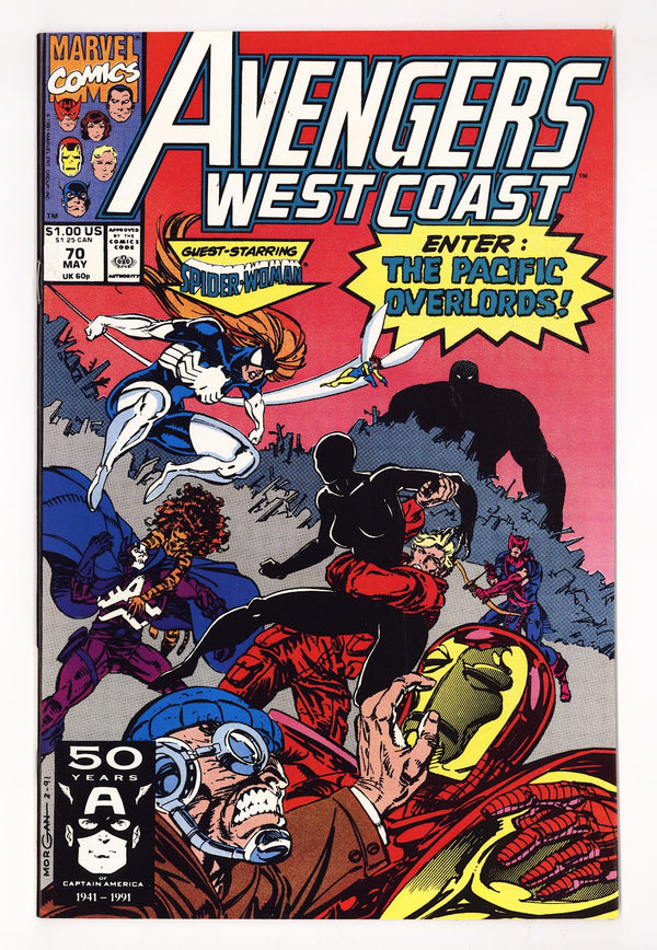 Avengers West Coast Vol 2 70 High Grade (1991) Direct