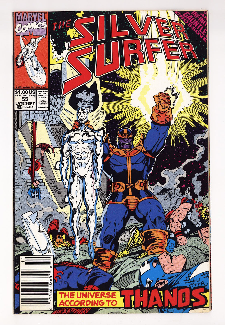 Silver Surfer Vol 3 55  Low Grade   (1991)   Newsstand