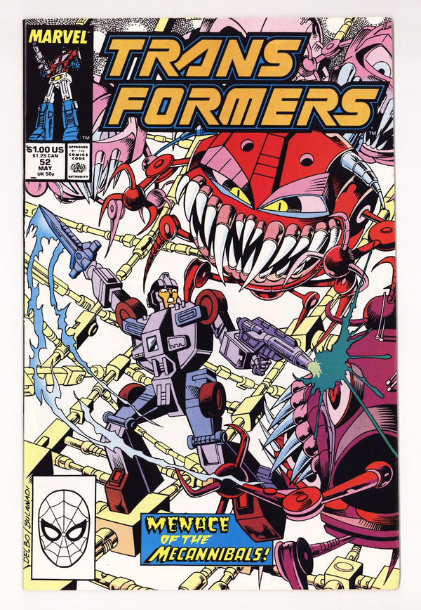 The Transformers Vol 1 52  NM- (9.2)   (1989)