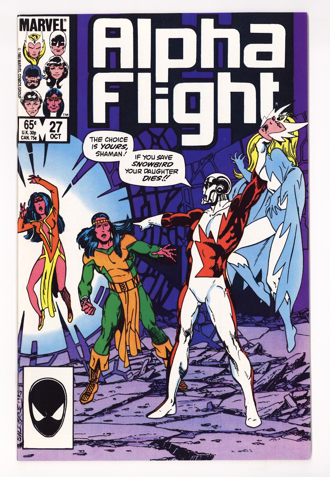Alpha Flight Vol 1 27 Mid Grade (1985) 