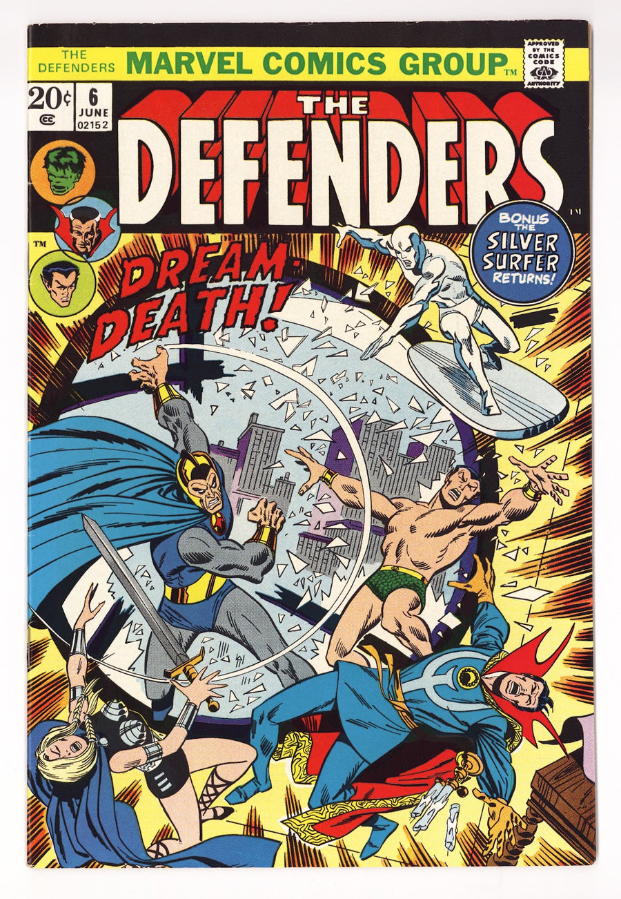 The Defenders Vol 1 6  VF (8.0)   (1973)     