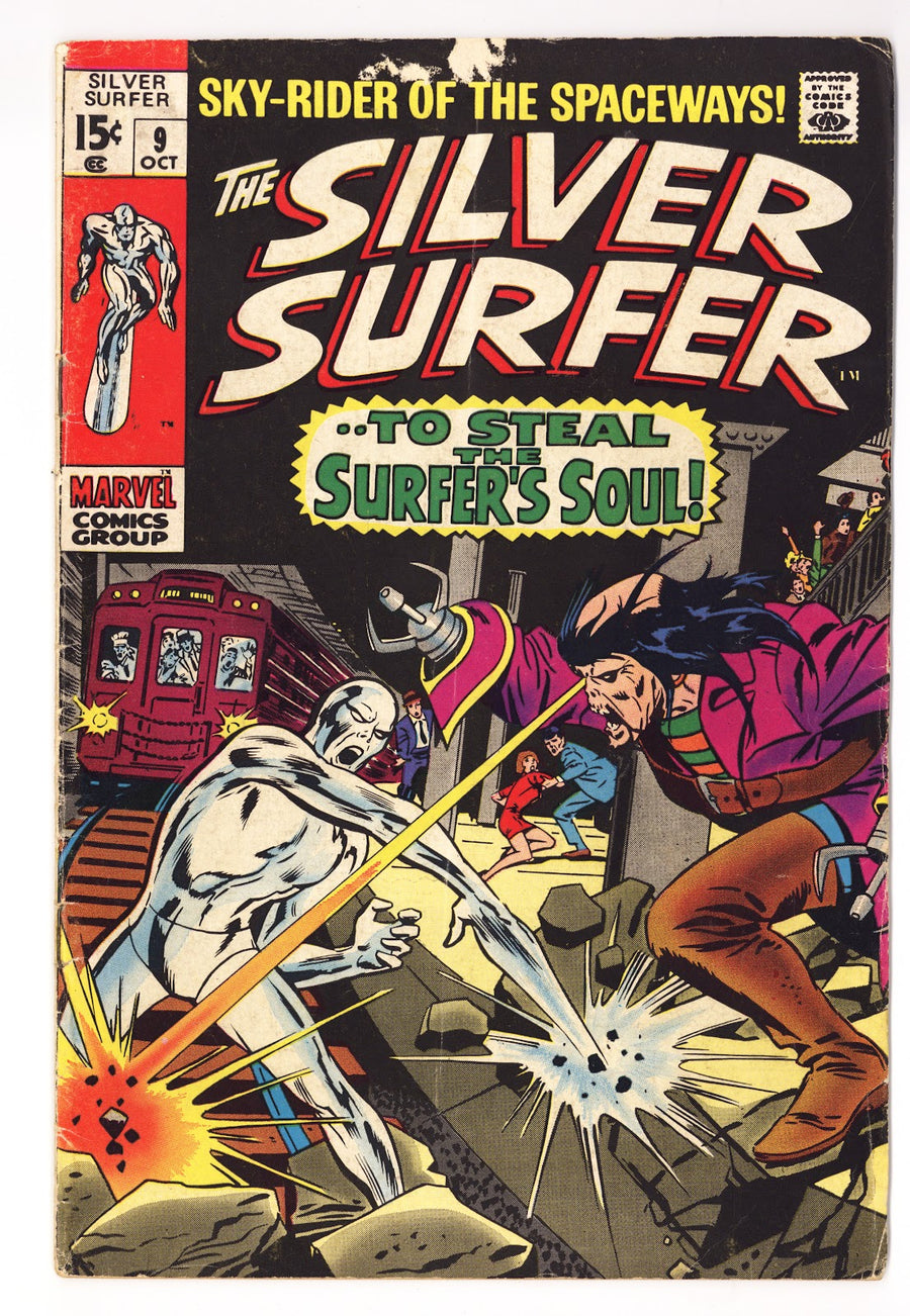 The Silver Surfer Vol 1 9  VG- (3.5)   (1969)     