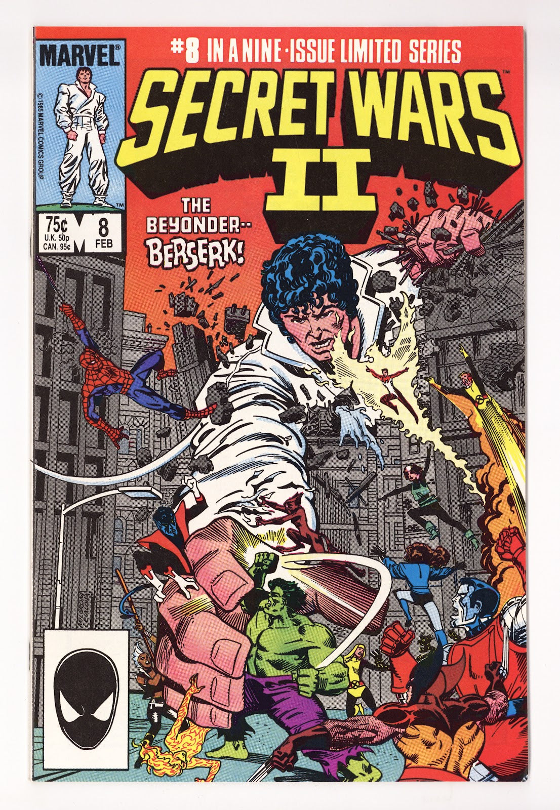 Secret Wars II   8  High Grade   (1986)     