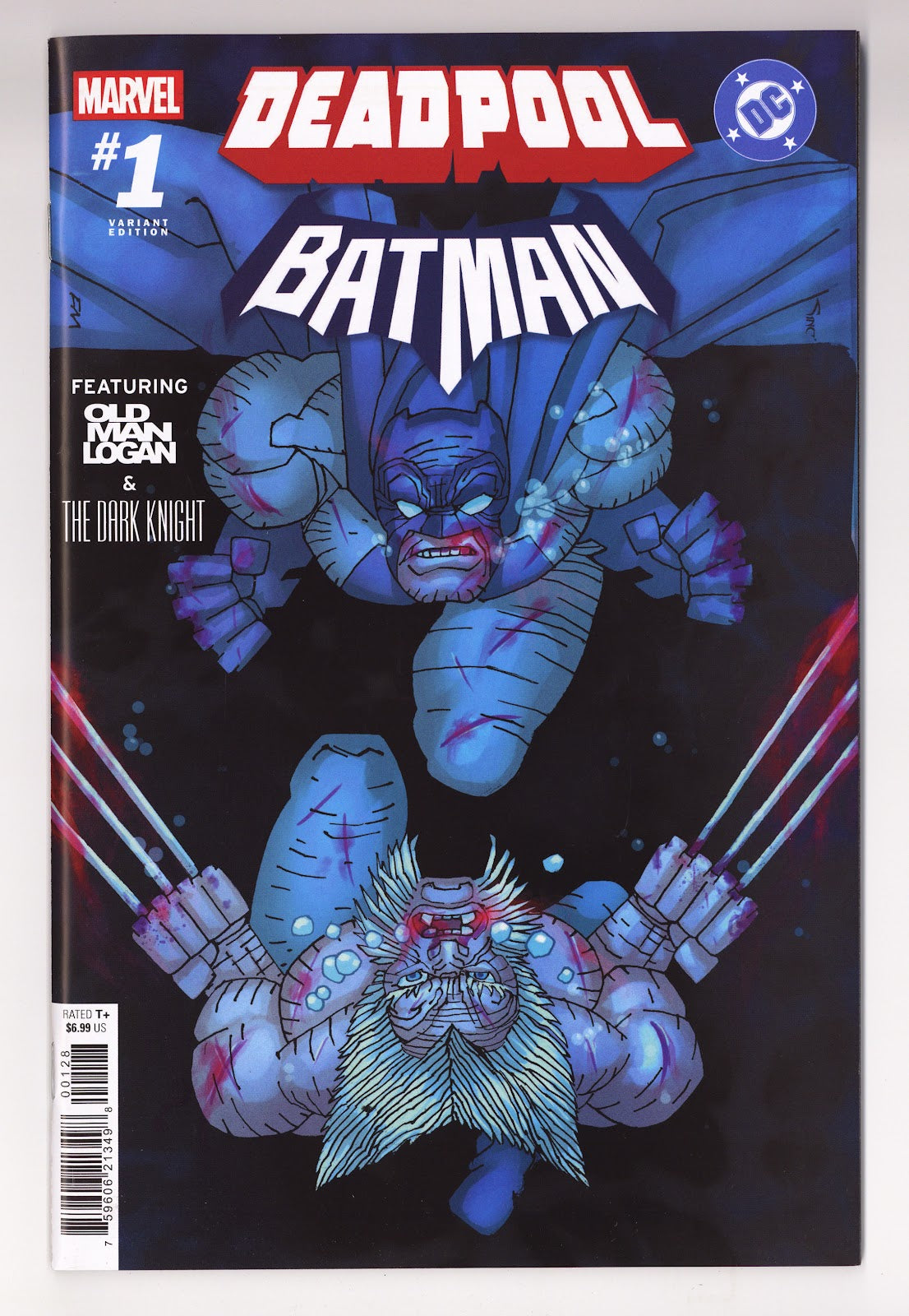 Marvel / DC: Deadpool / Batman 1 VF/NM (9.0) (2025) Miller Incentive Variant 